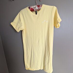 Lazypants Yellow T-Shirt Dress